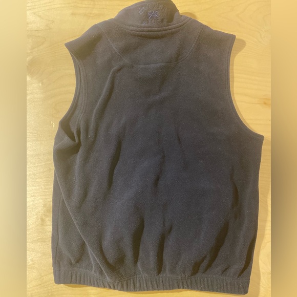 Cutter & Buck Red and Black Fleece Zip Up Vest Large (OD) - Picture 9 of 11